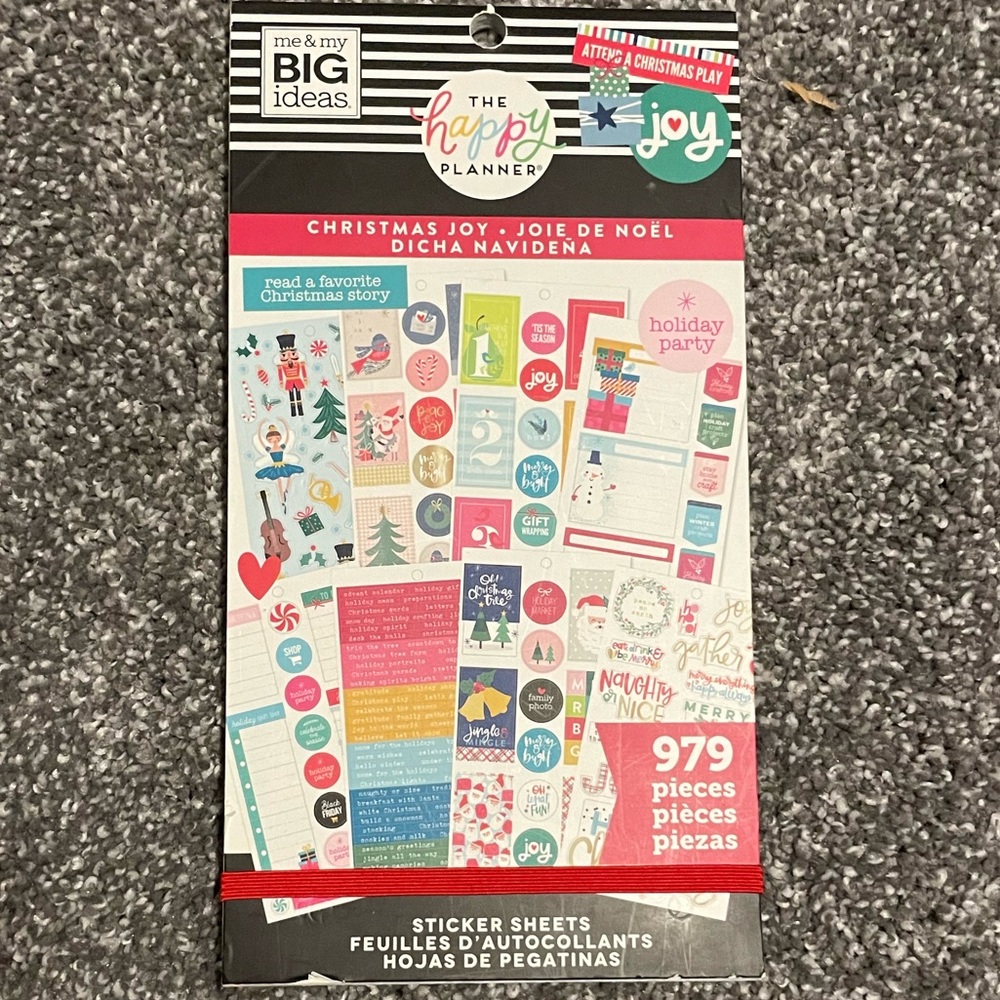 The Happy Planner Christmas Joy Value Pack Stickers